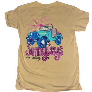 Beachy jeep tshirt from Girly girl orginals